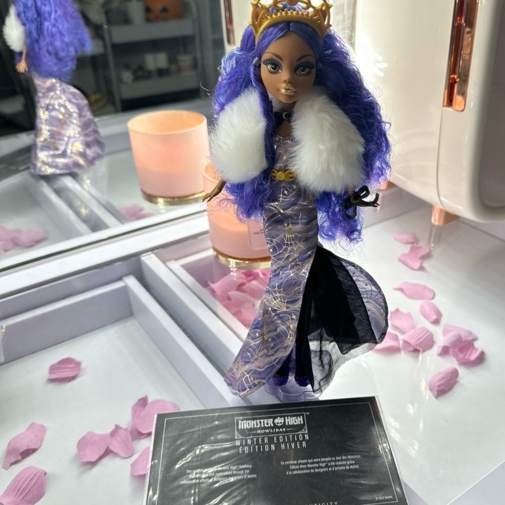 Monster High Winter Edition Doll with Purple Hair